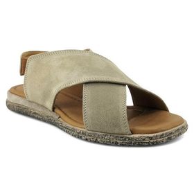 Beety 706 25YS Bej Süet Kadın Günlük Sandalet