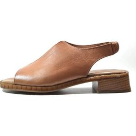Beety BL.023 Taba Hakiki Soft Deri Anatomik Kadın Sandalet