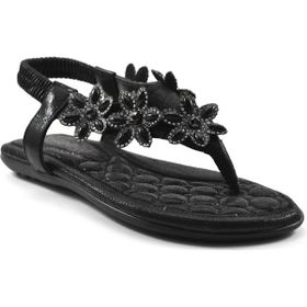 Beety TS-402 Siyah Kadın Sandalet