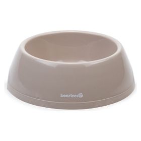 Beeztees 1.25 lt Bej Plastik Köpek Mama Su Kabı