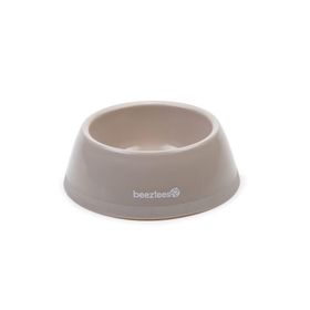 Beeztees 1.25 lt Bej Plastik Köpek Mama Su Kabı