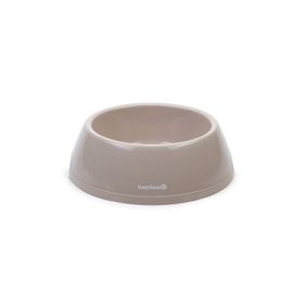 Beeztees 1.25 lt Bej Plastik Köpek Mama Su Kabı