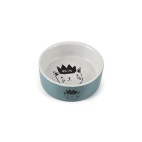 Beeztees 11.5 cm 180 ml Mavi Seramik Kedi Mama ve Su Kabı
