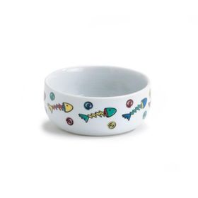 Beeztees 11 cm 325 ml Beyaz Porselen Kedi Mama Su Kabı