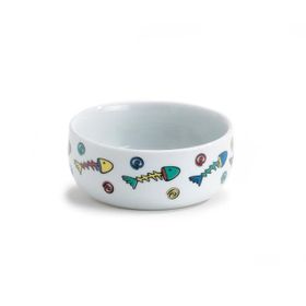 Beeztees 11 cm 325 ml Beyaz Porselen Kedi Mama Su Kabı