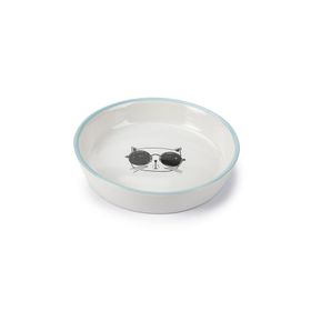 Beeztees 16 cm 300 ml Beyaz Seramik Kedi Mama ve Su Kabı
