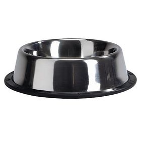 Beeztees 17.5 cm 900 ml Paslanmaz Çelik Kaymaz Uzun Kulaklı Köpek Mama Su Kabı