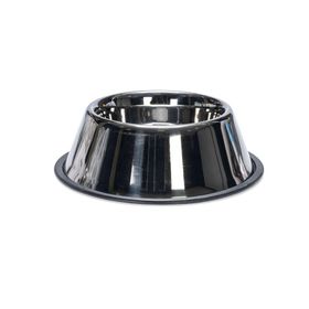 Beeztees 17.5 cm 900 ml Paslanmaz Çelik Kaymaz Uzun Kulaklı Köpek Mama Su Kabı