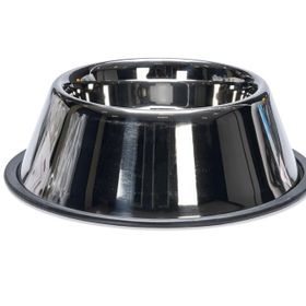 Beeztees 17.5 cm 900 ml Paslanmaz Çelik Kaymaz Uzun Kulaklı Köpek Mama Su Kabı