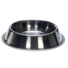 Beeztees 22 cm 1.6 lt Paslanmaz Çelik Kaymaz Köpek Mama Su Kabı