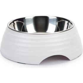 Beeztees 22 cm Paslanmaz Çelik Köpek Mama Su Kabı