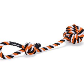Beeztees 40x7x7 cm 120 gr Diş İpinden Top ve Tutamacı Köpek Oyuncağı