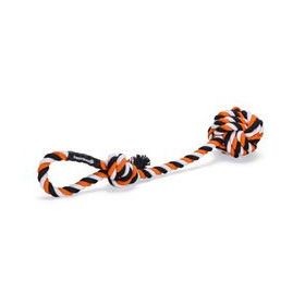 Beeztees 40x7x7 cm 120 gr Diş İpinden Top ve Tutamacı Köpek Oyuncağı