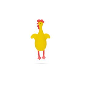Beeztees Avesta Lateks Tavuk 25.5x13x5 cm Sarı Sesli Köpek Oyuncağı