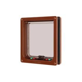 Beeztees Catmate 23.5x25x5 cm Kahverengİ Çift Yönlü 4 Fonksiyonlu Büyük Kedi Kapısı