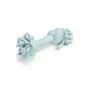 Beeztees Çift Düğümlü Diş İpi 20x6x4.5 cm Mavi Peluş Yavru Köpek Oyuncağı