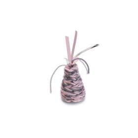Beeztees Cone Mara 7 4 3 cm Pembe Yün ve Kurdela Koni Kedi Oyuncağı