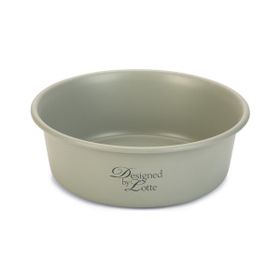 Beeztees DBL 16 cm 940 ml Mat Gri Paslanmaz Çelik Köpek Mama Su Kabı