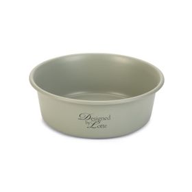 Beeztees DBL 16 cm 940 ml Mat Gri Paslanmaz Çelik Köpek Mama Su Kabı
