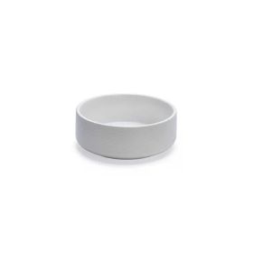 Beeztees DBL 18 cm 1200 ml Seramik Mat Beyaz Köpek Mama Su Kabı