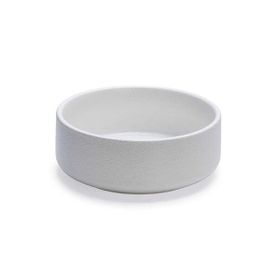Beeztees DBL 18 cm 1200 ml Seramik Mat Beyaz Köpek Mama Su Kabı