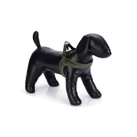 Beeztees DBL 20 mm 46 cm Velur Yeşil XS Köpek Göğüs Tasması