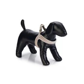 Beeztees DBL 20 mm 52 cm Velur Gri S Köpek Göğüs Tasması