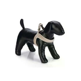 Beeztees DBL 20 mm 52 cm Velur Gri S Köpek Göğüs Tasması