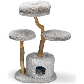 Beeztees DBL 60x45x100 Doğal Kedi Tırmalama ve Oyun Evi