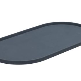 Beeztees DBL Antrasit 45x25x1.5 cm Silikon Kaymaz Mama Su Kabı Servisi