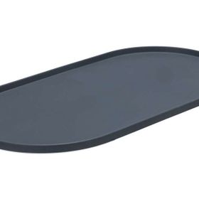 Beeztees DBL Antrasit 55x30x1.7 cm Silikon Kaymaz Mama Su Kabı Servisi