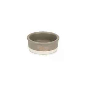 Beeztees DBL Mat Gri 12 cm 300 ml Seramik Kedi Mama Su Kabı