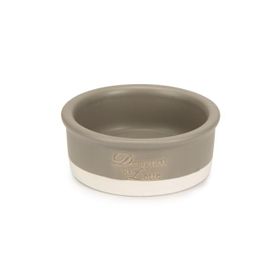 Beeztees DBL Mat Gri 12 cm 300 ml Seramik Kedi Mama Su Kabı