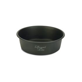 Beeztees DBL Mat Siyah 20 cm 1.9 lt Paslanmaz Çelik Köpek Mama Su Kabı