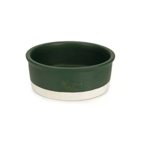 Beeztees DBL Mat Yeşil 20 cm 700 ml Seramik Köpek Mama Su Kabı