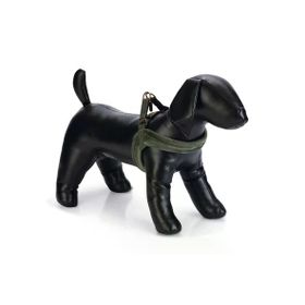 Beeztees DBLS 20 mm 52 cm Velur Yeşil Köpek Göğüs Tasması