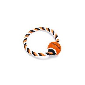 Beeztees Diş İpi Çember Üzerinde 20x20x6.3 cm 150 gr Tenis Topu Köpek Oyuncağı