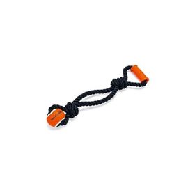 Beeztees Diş İpi Ucunda Tenis Topu Tpr Tutamaçlı Siyah 50x13.5x6.3 cm Köpek Oyuncağı