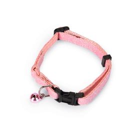 Beeztees Glitter Pembe 23-32 cm Zilli Kedi Boyun Tasması