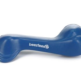 Beeztees İçi Dolu Kemik Kauçuk 14 cm Mavi Köpek Oyuncağı