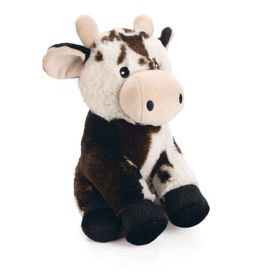 Beeztees İnek 25x19x18 cm Siyah Beyaz Peluş Köpek Oyuncağı