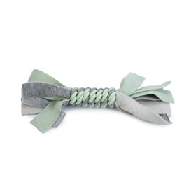 Beeztees İp ve Peluş 25x4x4 cm Yeşil Yavru Köpek Oyuncağı