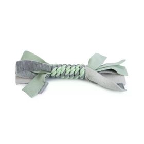 Beeztees İp ve Peluş 25x4x4 cm Yeşil Yavru Köpek Oyuncağı