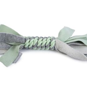 Beeztees İp ve Peluş 25x4x4 cm Yeşil Yavru Köpek Oyuncağı