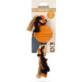 Beeztees İpli 31.8x7.9x7.9 Turuncu Top Köpek Oyuncağı