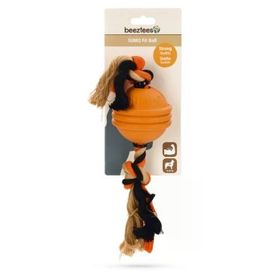 Beeztees İpli 31.8x7.9x7.9 Turuncu Top Köpek Oyuncağı