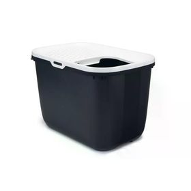 Beeztees Kapalı ve Derin 58x38.5x39.5 cm Gri Kedi Tuvaleti