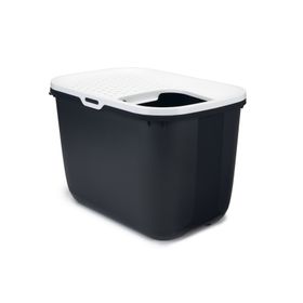 Beeztees Kapalı ve Derin 58x38.5x39.5 cm Gri Kedi Tuvaleti