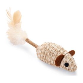Beeztees Kedi Otlu Fare ve Tüylü Matatabi Çubuğu 12 cm Kedi Oyuncağı