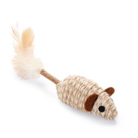 Beeztees Kedi Otlu Fare ve Tüylü Matatabi Çubuğu 12 cm Kedi Oyuncağı
